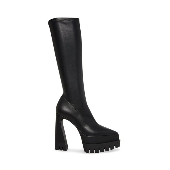 STEVE MADDEN MARA LUG SOLE PLATFORM KNEE HIGH BOOTS - Picture 7 of 14